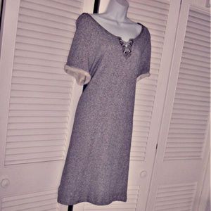 NWT STYLE & CO Shift dress sz XXL Gray melange